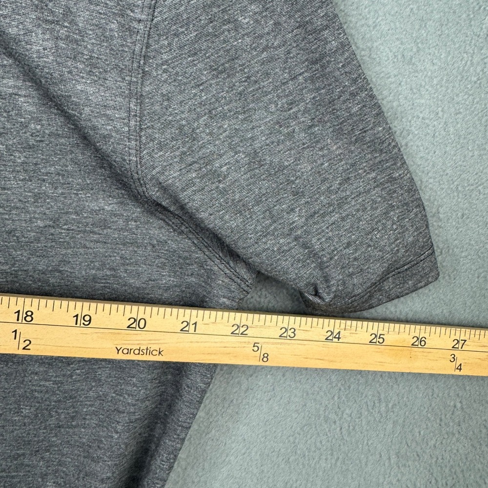 Lululemon Evolution Polo Shirt Mens Grey Heathered Short Sleeve Athletic Golf XL - Picture 6 of 7